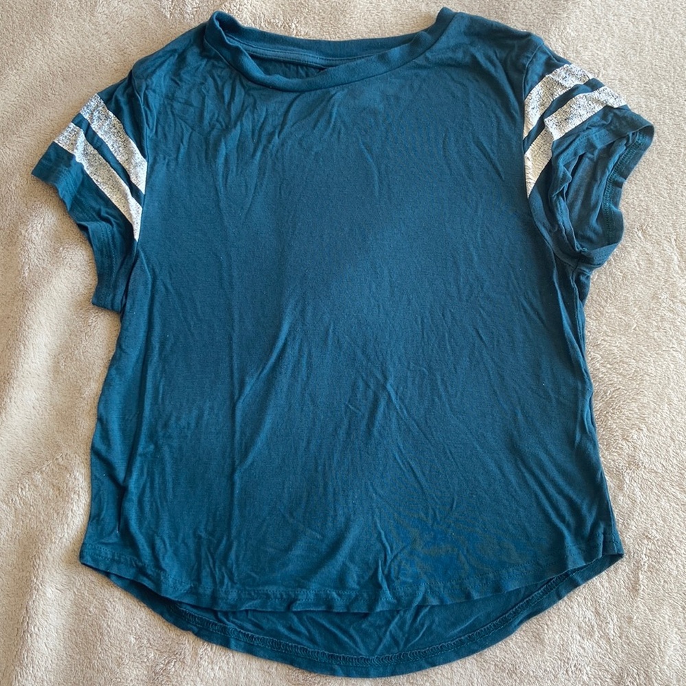 H&M Divided Teal Crop Top